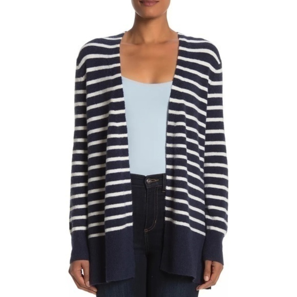 MADEWELL Cozy Walker Striped Cardigan